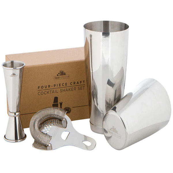A Bar Above: 4-Piece Craft - Cocktail Shaker Set